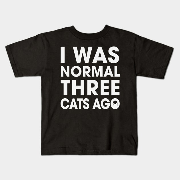 I was normal-white_ for darks Kids T-Shirt by MisfitInVisual